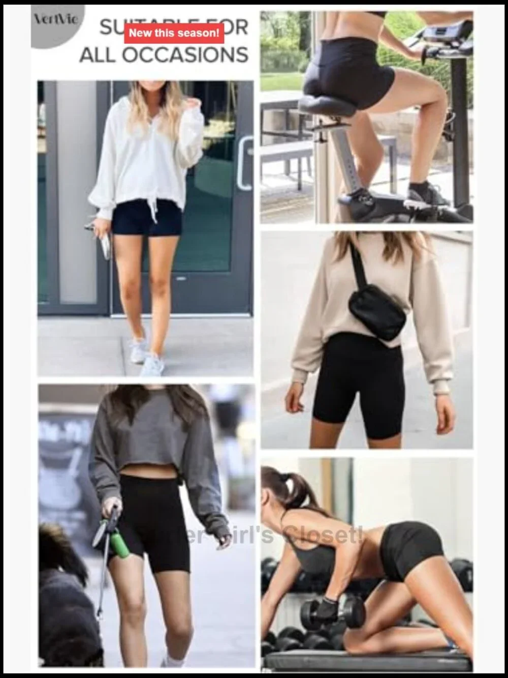 Buttery Soft High Waisted Crossover Biker Shorts with Pockets 3